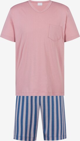 Mey Short Pajamas in Blue: front