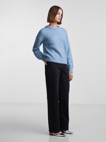 PIECES Pullover 'SNOW' in Blau