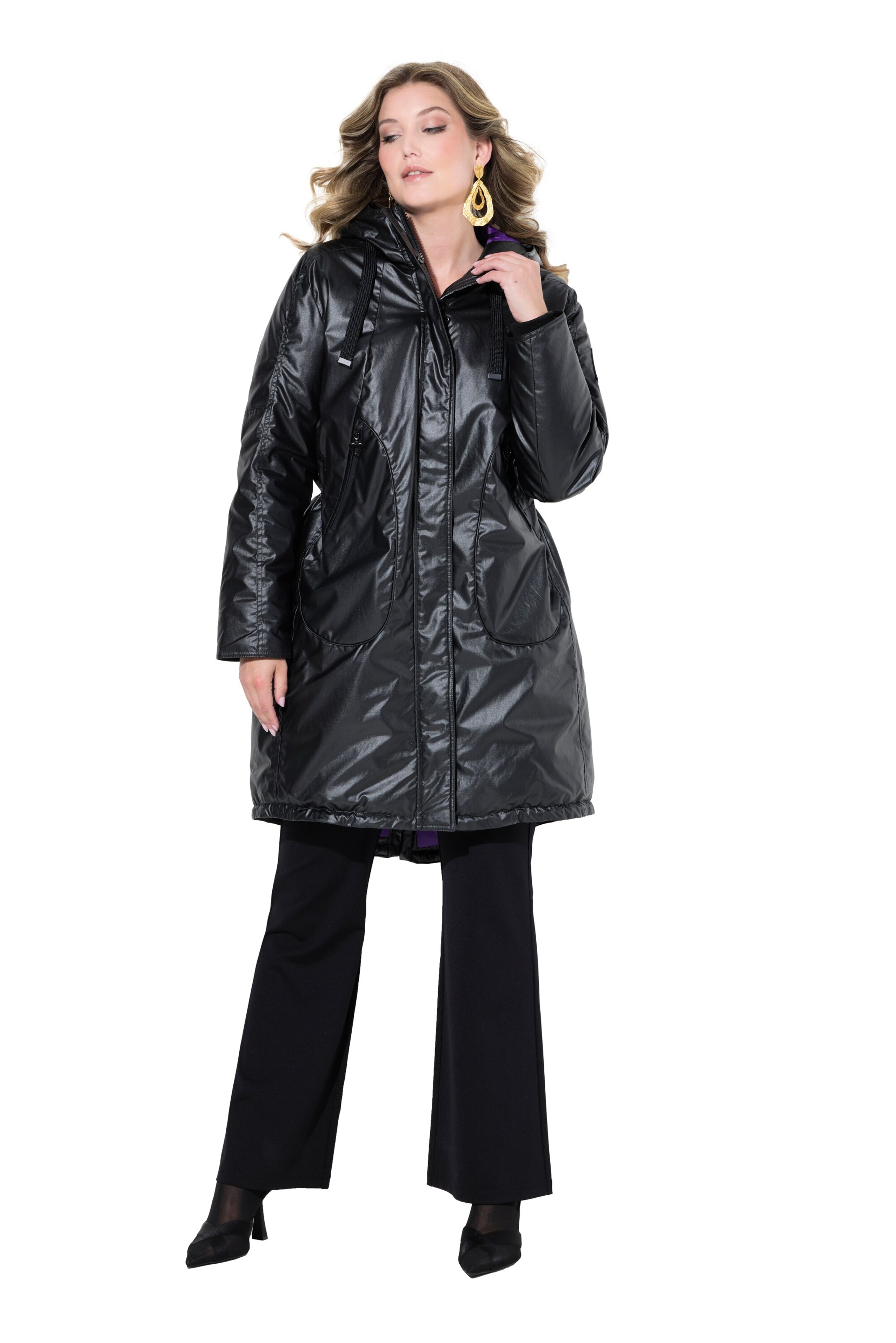 MIAMODA Winterjas in Zwart