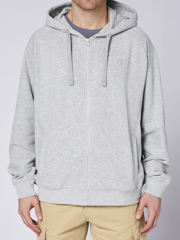 CHIEMSEE Zip-Up Hoodie in Grey