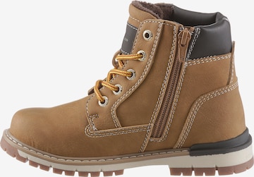 TOM TAILOR Boots in Braun: front