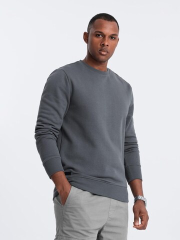 Ombre Sweatshirt 'OM-SSBN-0159' in Grijs: voorkant