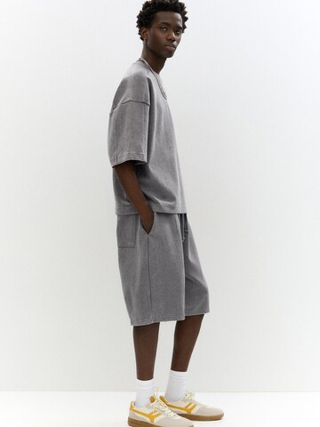 Pull&Bear Baggy Панталон в сиво
