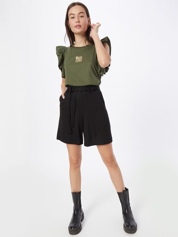 River Island Shirt 'LOVE' in Groen