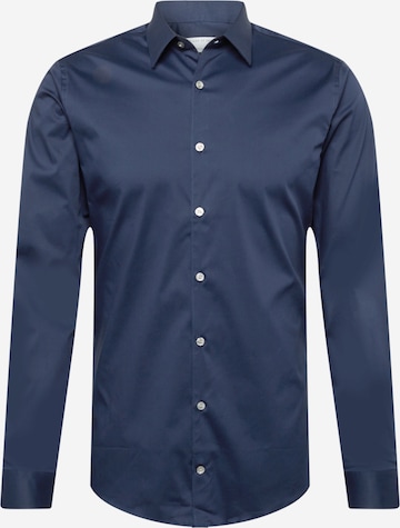 Tiger of Sweden - Slim Fit Camisa 'FILBRODIE' em azul: frente