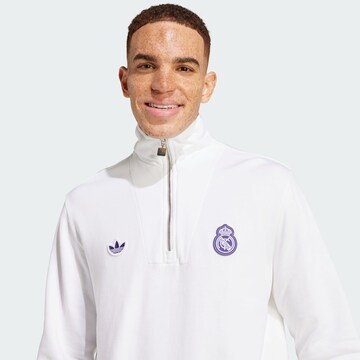 ADIDAS ORIGINALS Sweatshirt 'Real Madrid Terrace Icons' in White