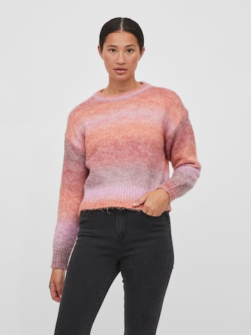 VILA Sweater 'Ziena' in Purple: front