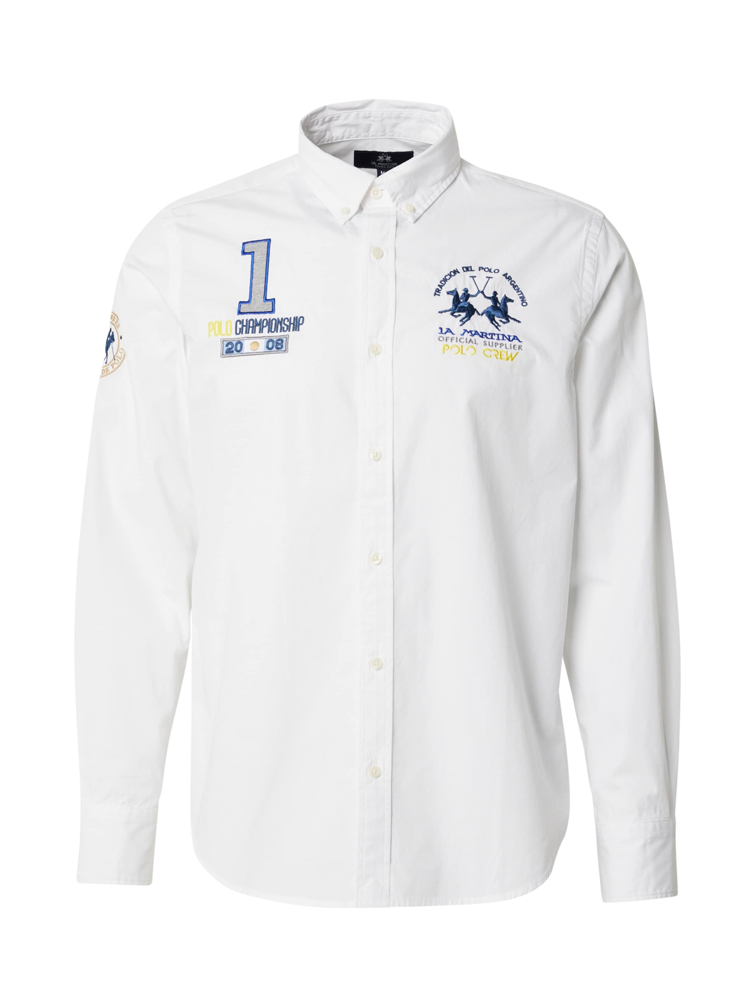 La Martina Rovný strih Košeľa - Biela: predná strana