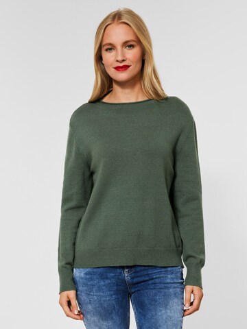 STREET ONE Sweater in Green: front