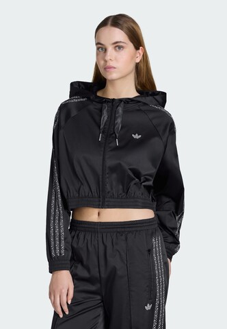 ADIDAS ORIGINALS Prehodna jakna 'PEARL' | črna barva: sprednja stran