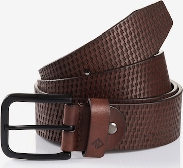 TOM TAILOR DENIM Belt 'DINGO' in Brown: front