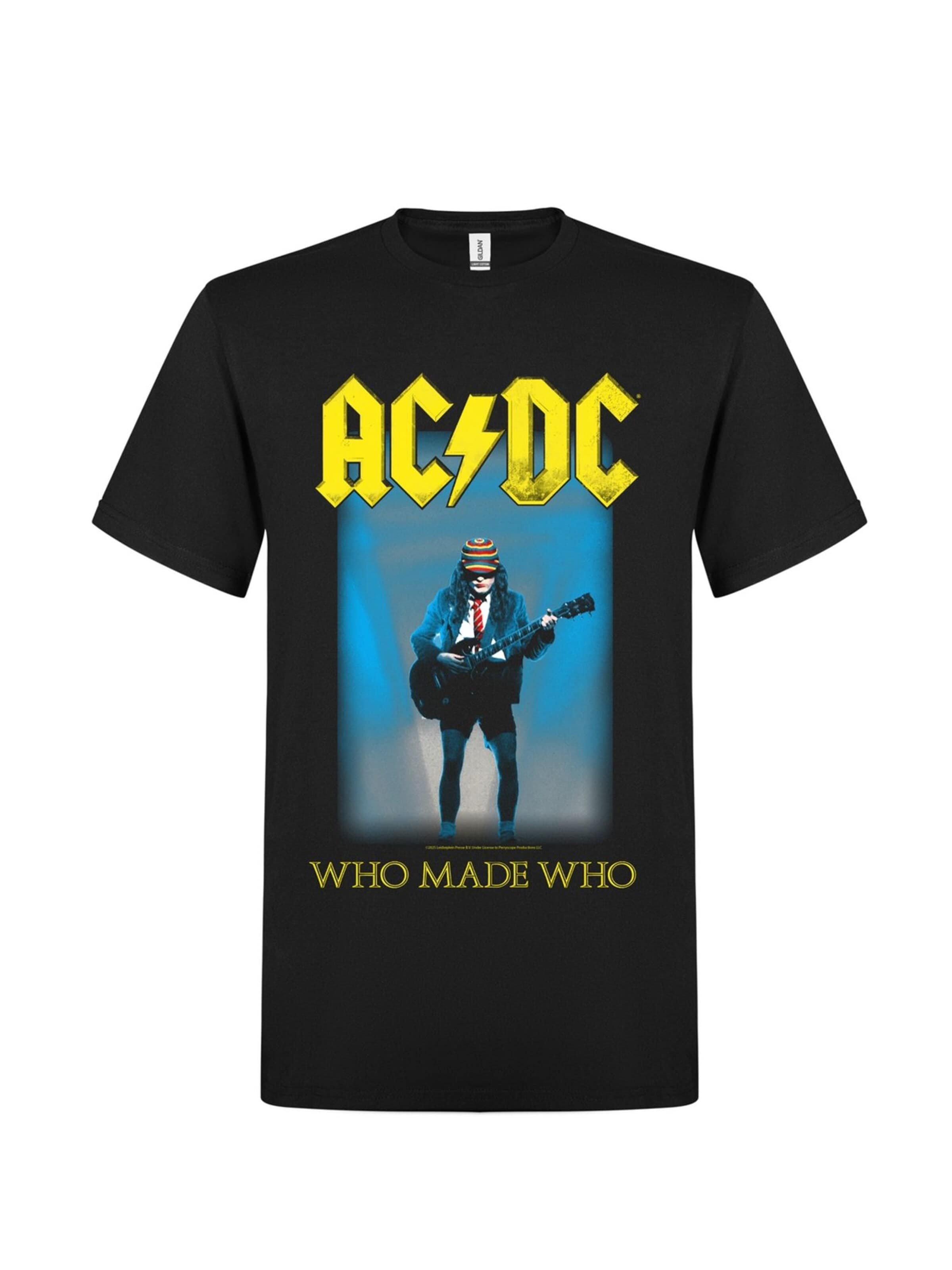 AC/DC Shirt 'AC/DC Who Made Who Unisex t-shirt' in Black: front