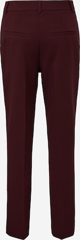 COMMA - Slimfit Pantalón de pinzas en rojo: atrás
