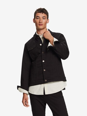 ESPRIT Between-Season Jacket in Black: front