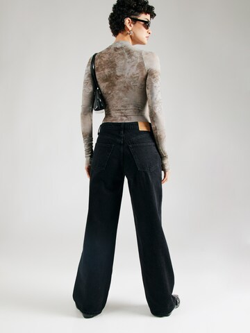 Wide leg Jeans 'AREA' di WEEKDAY in nero
