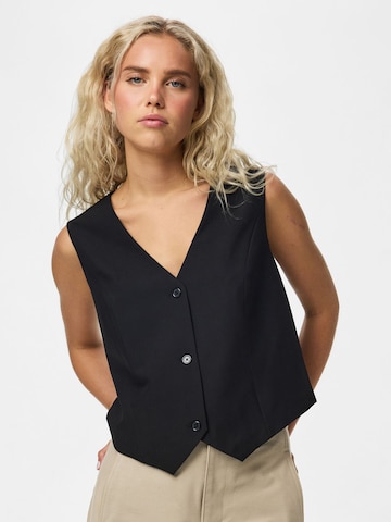 Gilet 'PCBosella' PIECES en noir