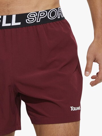 TAUWELL Slim fit Workout Pants in Red