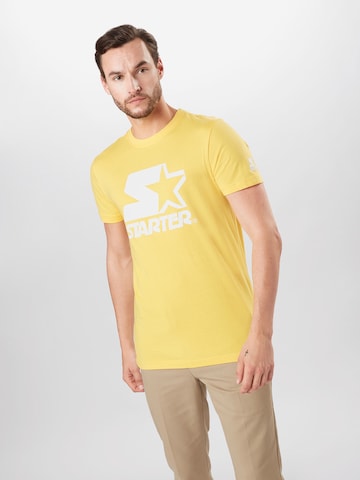 Starter Black Label Μπλουζάκι σε κίτρινο: μπροστά