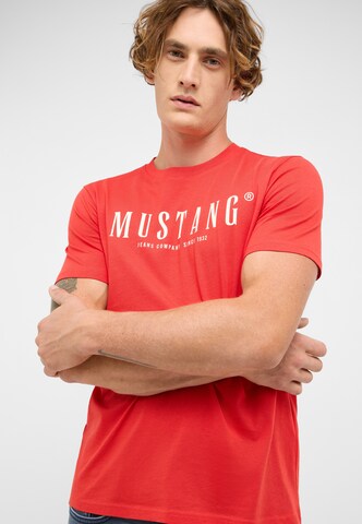 MUSTANG Shirt 'Austin' in Red