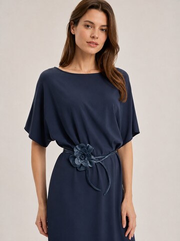 COLLEZIONE ALESSANDRO Belt 'Blüte' in Blue: front