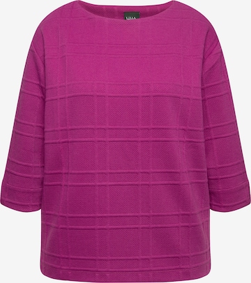Ulla Popken Sweatshirt in Pink: front