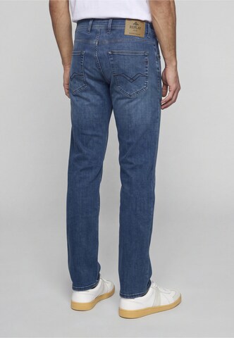 Regular Jean REPLAY en bleu : derrière
