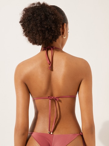 CALZEDONIA Triangle Bikini Top in Red