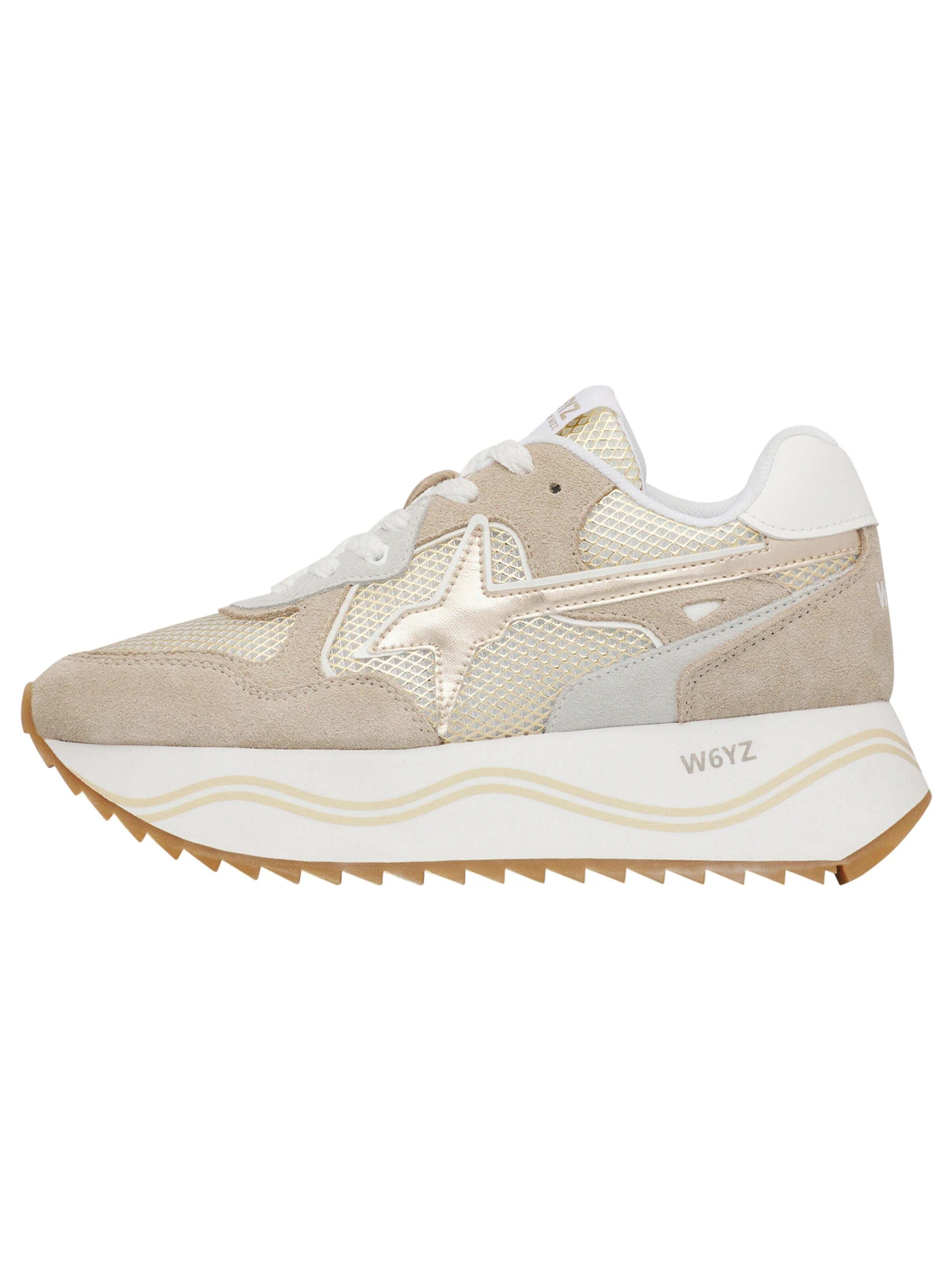Chaussure à lacets 'DEVA W.' W6YZ en blanc : devant