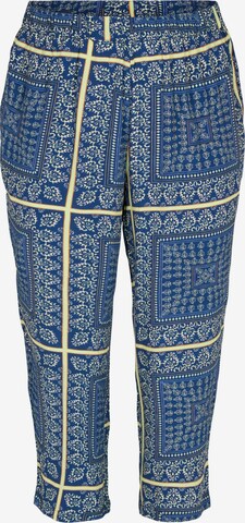 Zizzi Loosefit Broek 'Xpatc' in Blauw: voorkant