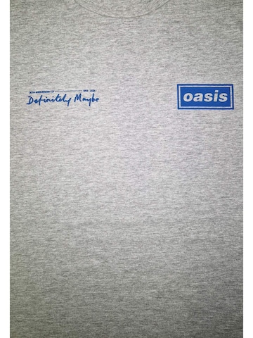 Maglietta 'Oasis- Definitely Maybe Tracklistning T-Shirt' di Oasis in grigio