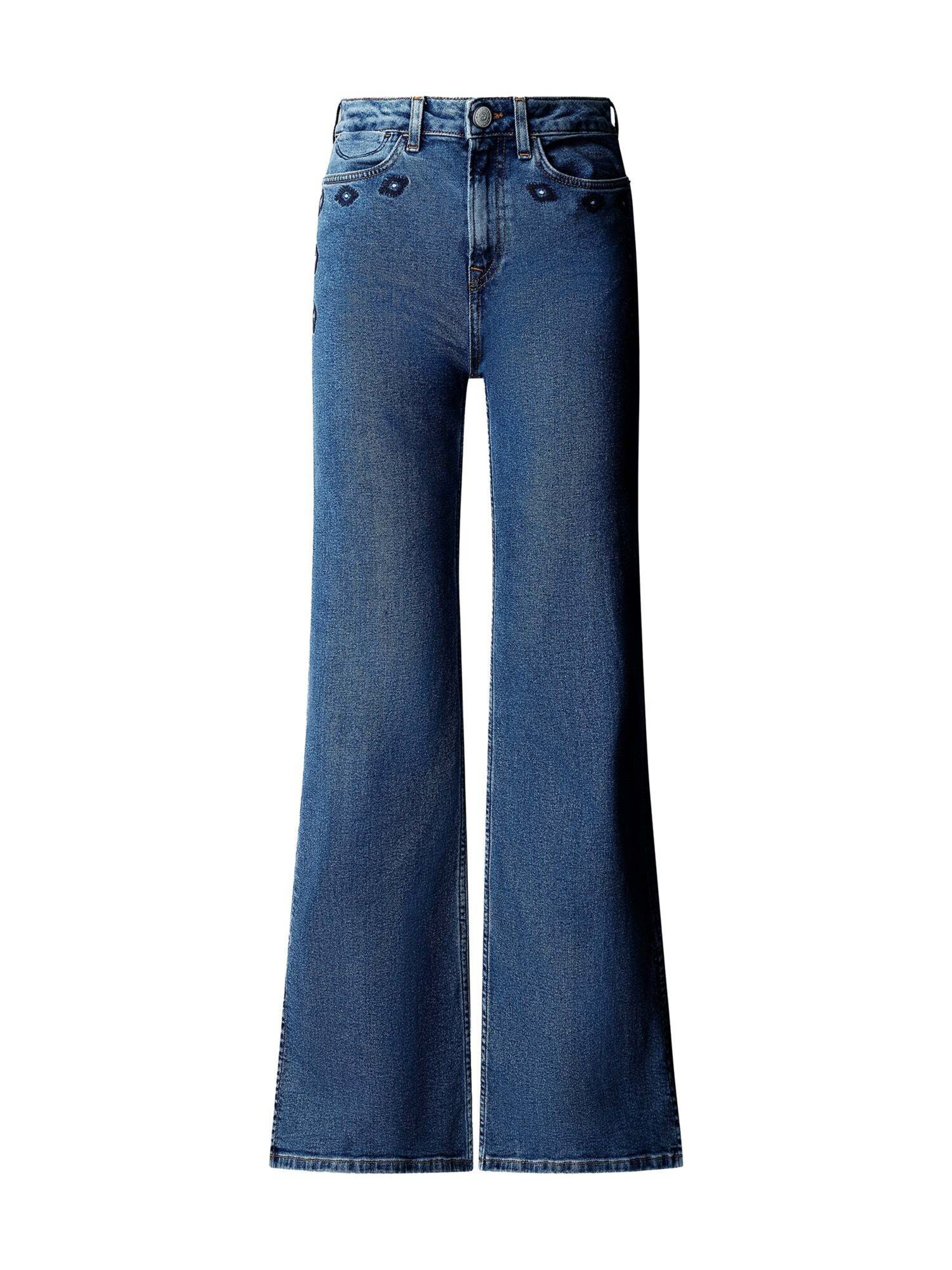 Pepe Jeans Flared Jeans in Blue: front