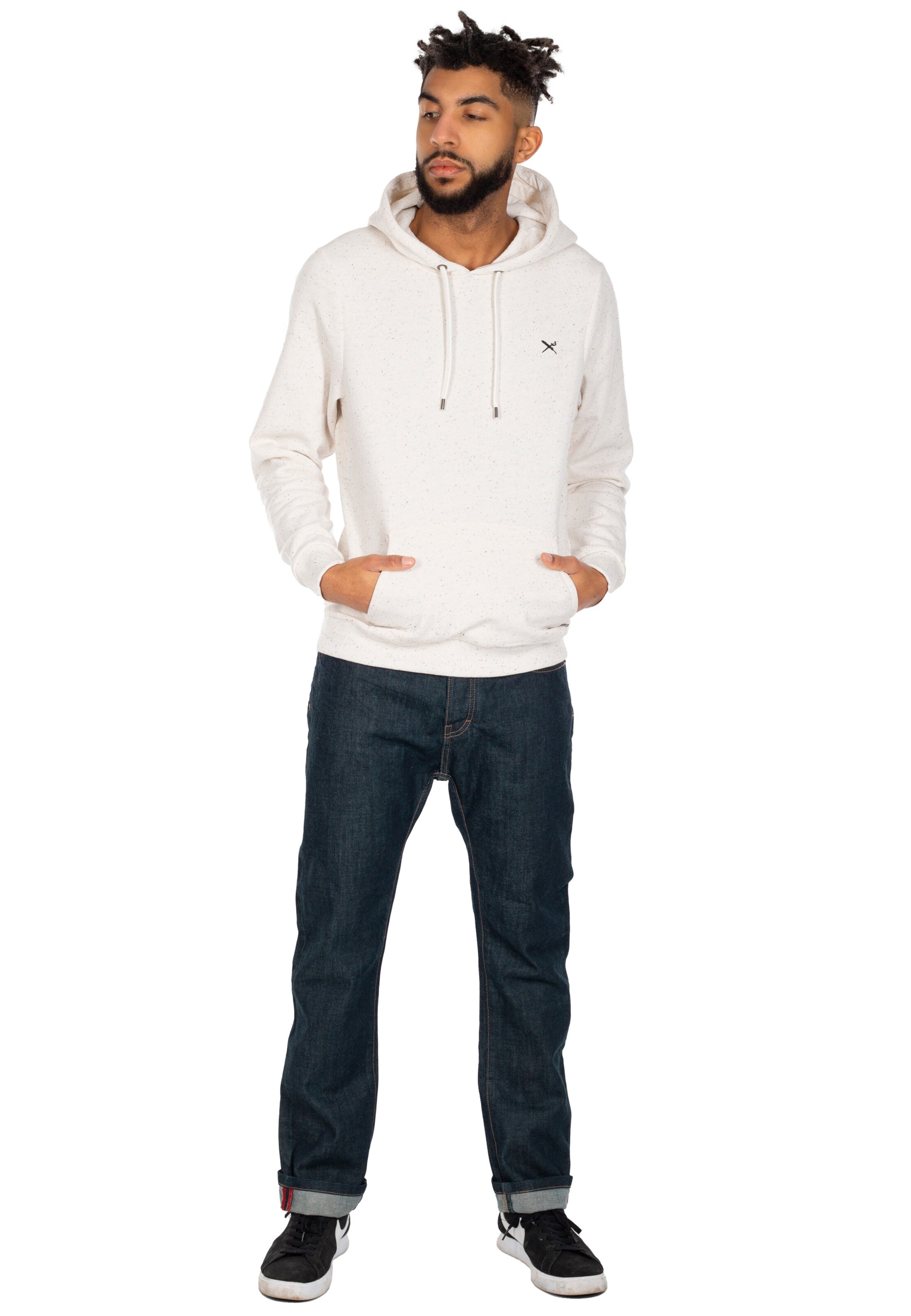 Männer Sweat Iriedaily Sweater 'Retain' in Weiß - KQ09850 Männer Sweat Iriedaily Sweater 'Retain' in Weiß - KQ09850
