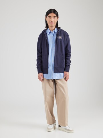 GANT Zip-Up Hoodie in Blue