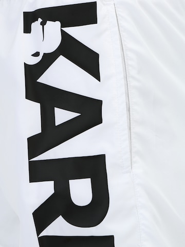 Karl Lagerfeld Ujumispüksid, värv valge