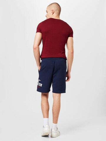 HOLLISTER Regular Trousers in Blue