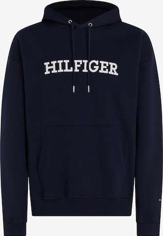 Sweat-shirt TOMMY HILFIGER en bleu : devant