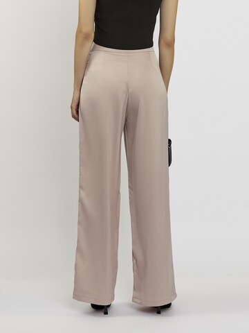 FRESHLIONS Wide leg Trousers 'Carlina' in Pink