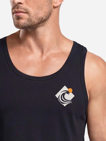 Neverless Shirt 'Wave Badge' in Black