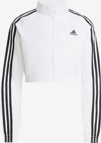 ADIDAS ORIGINALSPrijelazna jakna 'Teamgeist Adicolor' - bijela boja: prednji dio