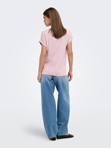 Tricou 'ONlMOSTER' de la ONLY pe roz