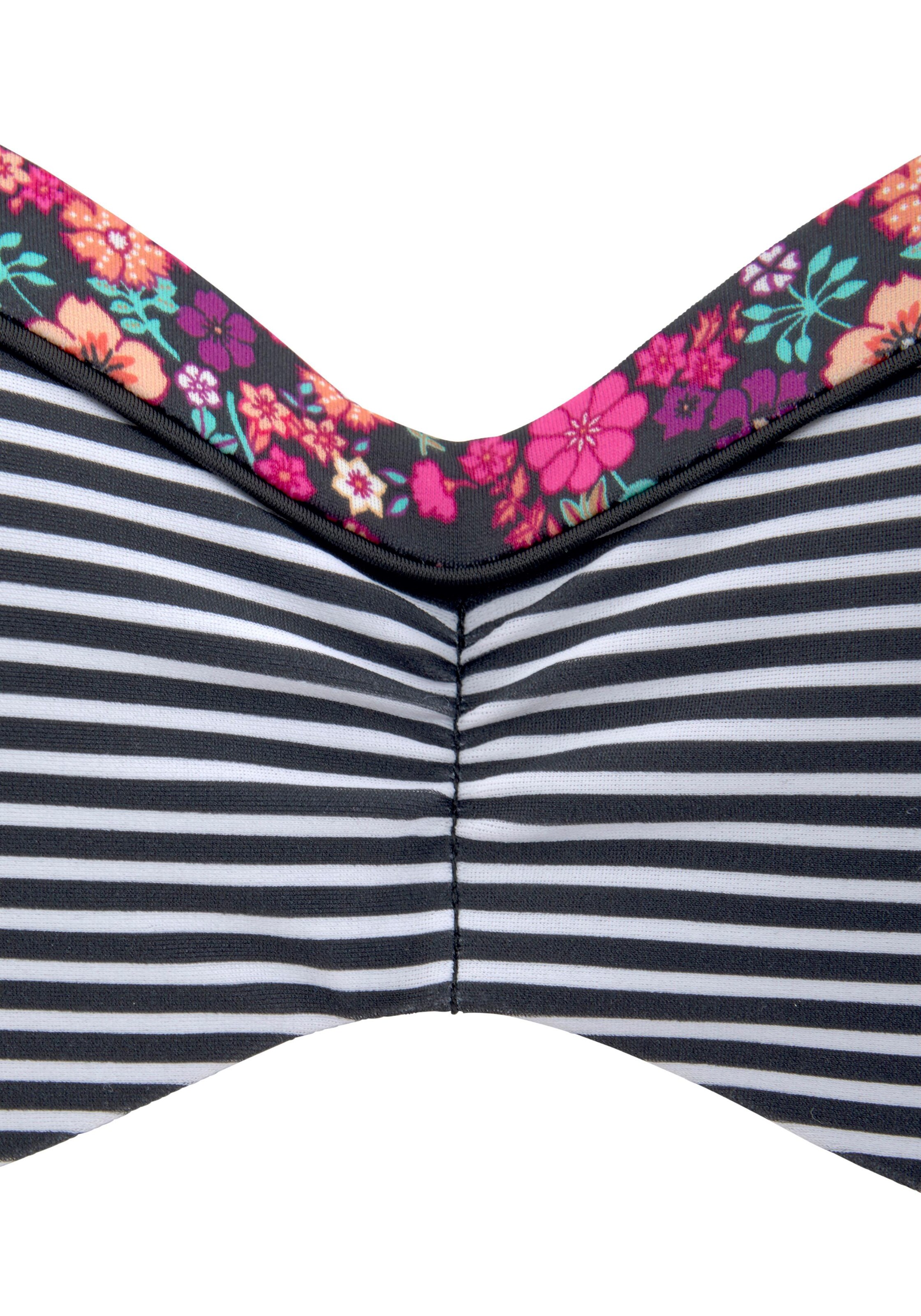 s.Oliver Balconette Bikini top in Mixed colours