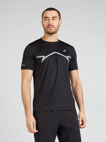 Tricou funcțional 'LITE' de la ASICS pe negru: față