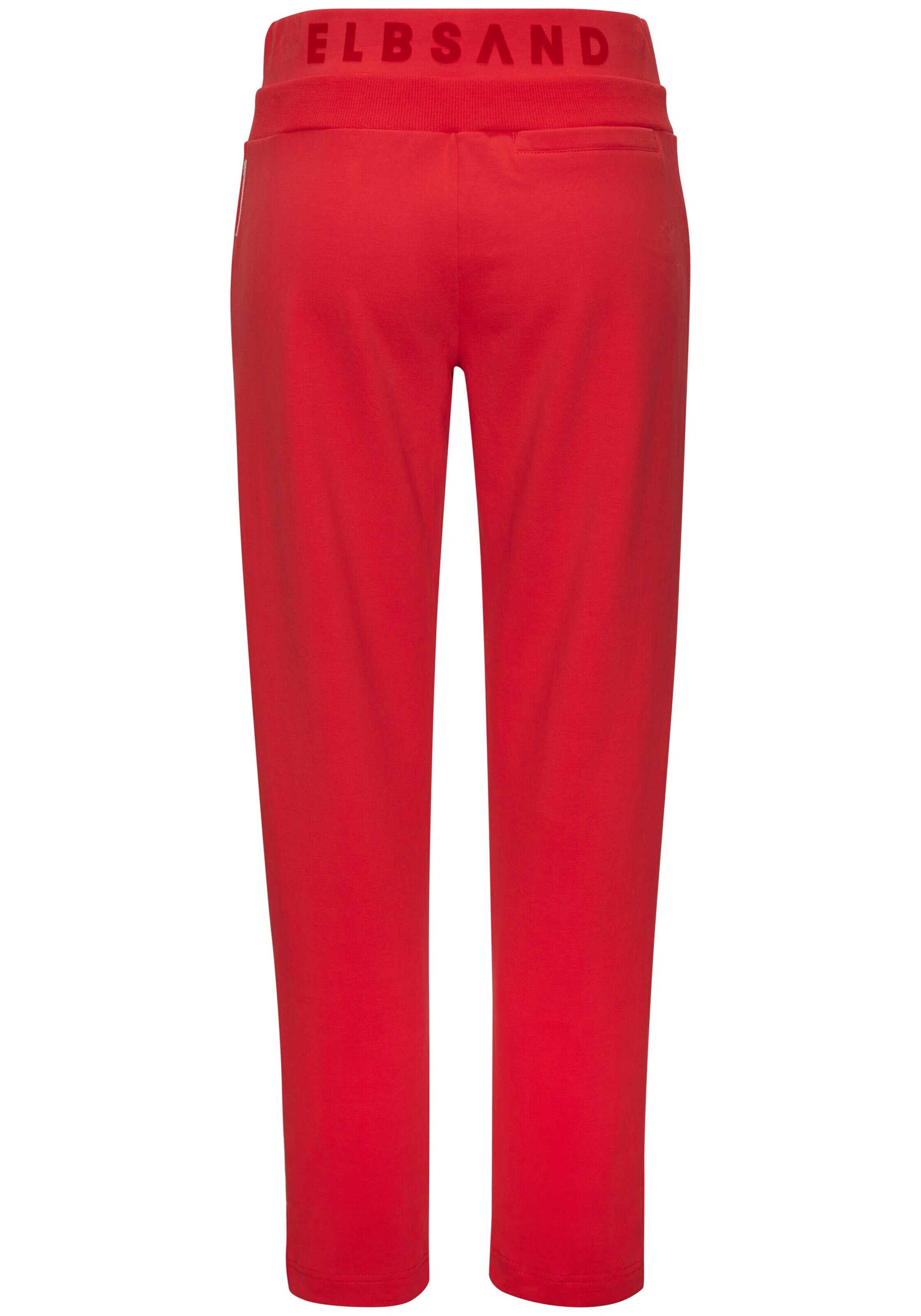 Regular Pantalon Elbsand en rouge