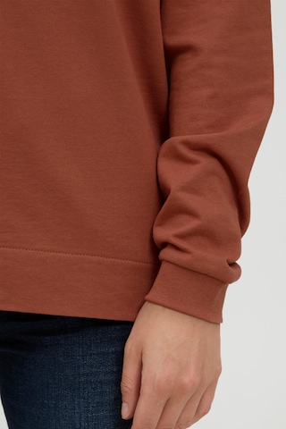 Fransa Sweatshirt 'BESWEAT 4' in Braun