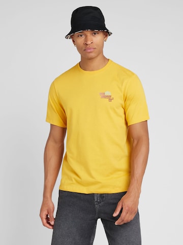 Hurley Λειτουργικό μπλουζάκι σε κίτρινο: μπροστά