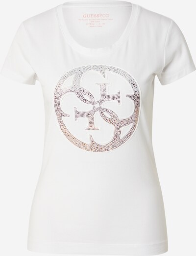 GUESS T-shirt i rosa / ljusröd / silver / vit, Produktvy