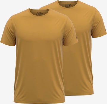 FORSBERG T-Shirt 2er Pack in Gelb: predná strana