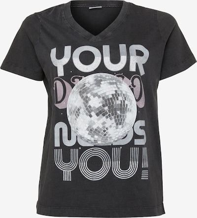 Marškinėliai 'CARMILLE' iš ONLY Carmakoma, spalva – pilka / rožinė / juoda / sidabrinė, Prekių apžvalga