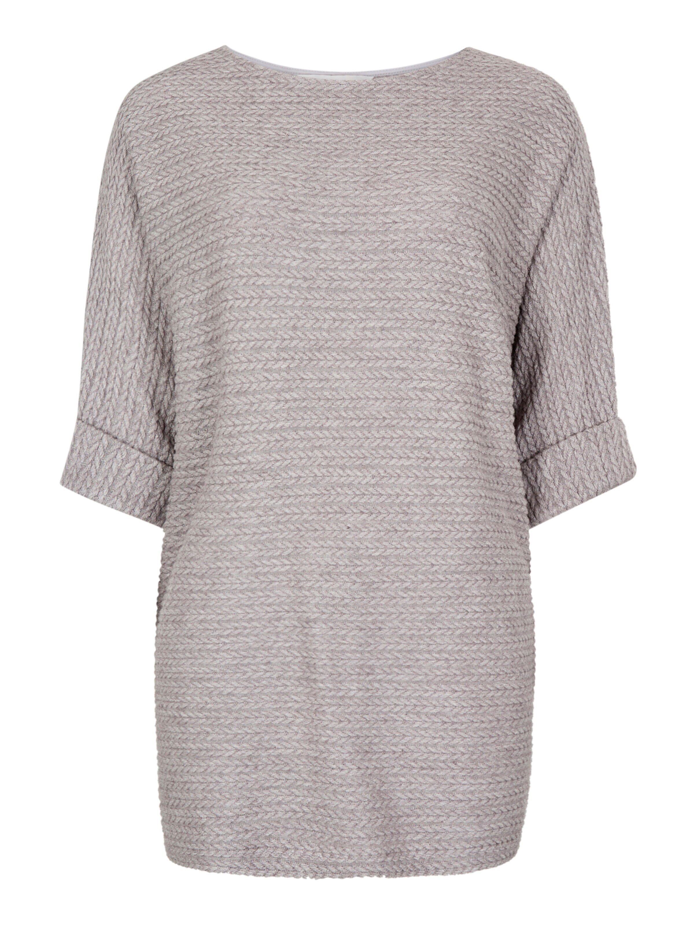 T-shirt oversize Apricot en gris : devant