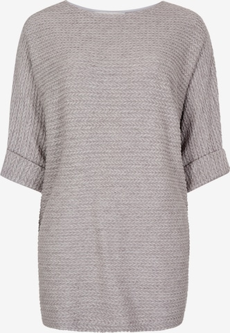T-shirt oversize Apricot en gris : devant